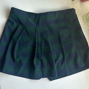 Zara Plaid Skort